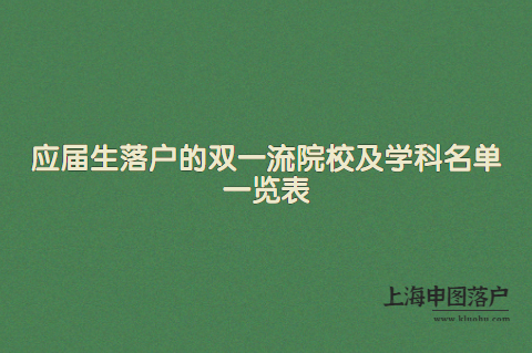 147所双一流院校及学科名单一览表